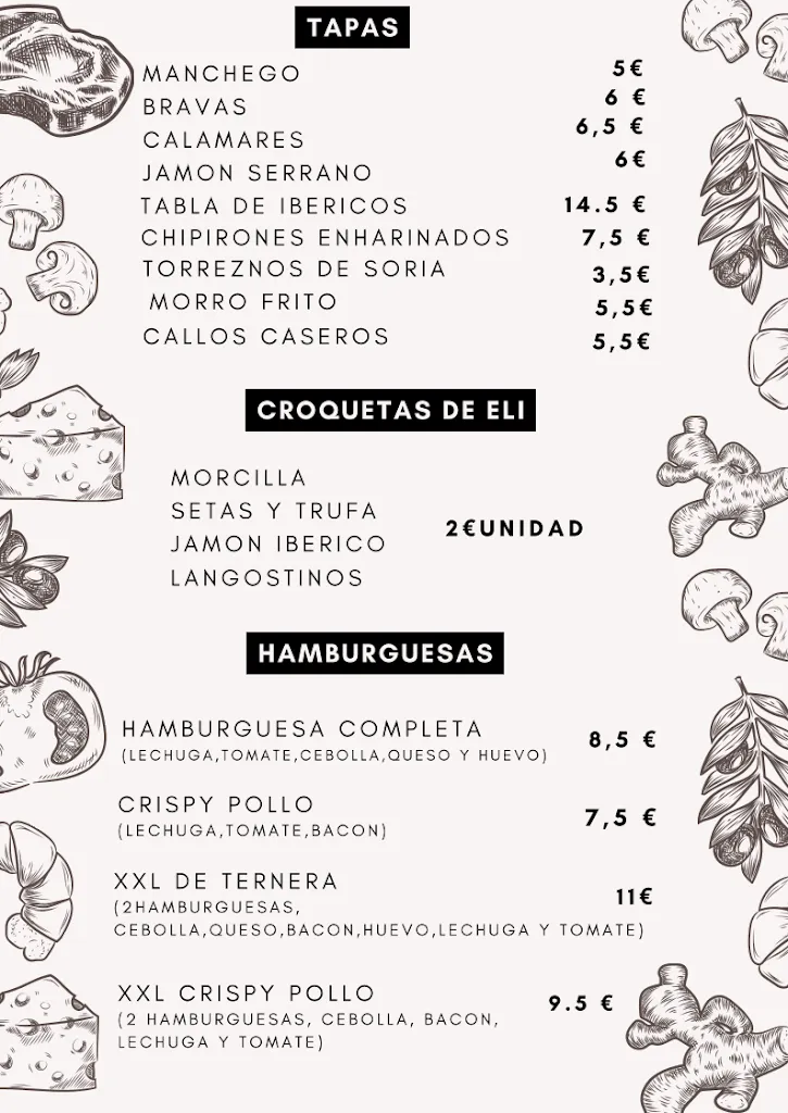 Menu_Bar-Restaurante El Castellar_El Castellar_image_4