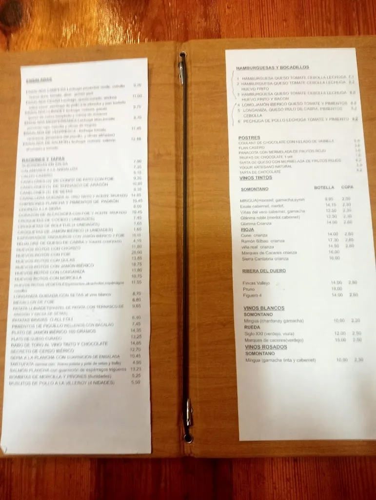 Menu_El Llinadet_Benasque_image_2