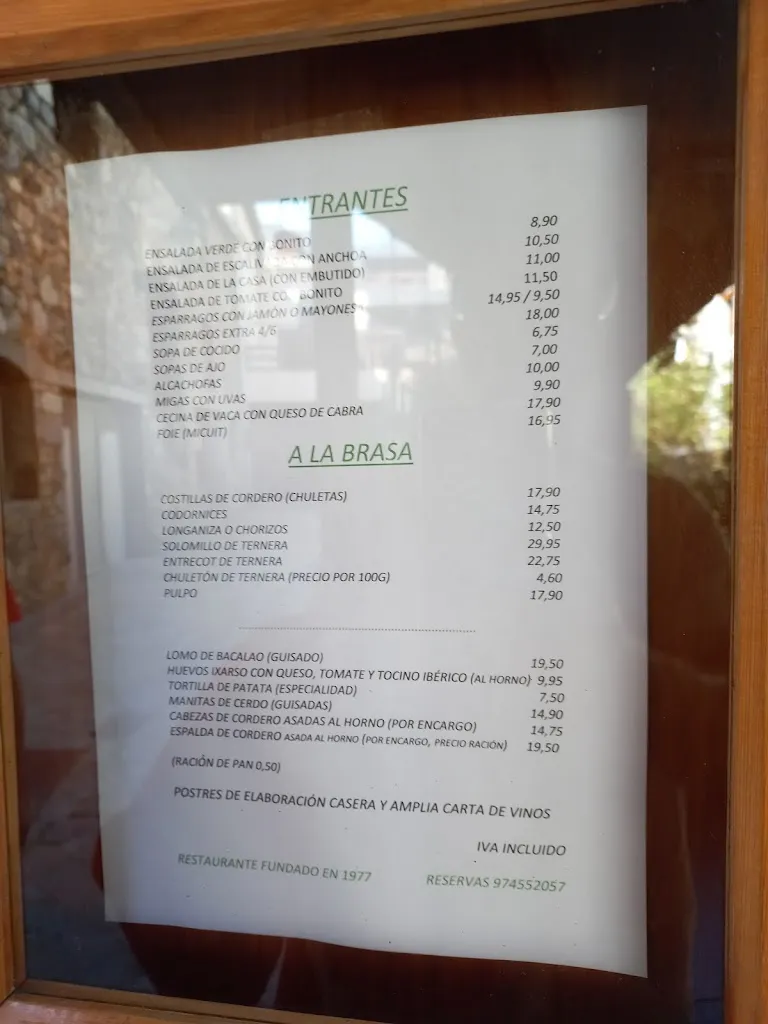Menu_Asador Ixarso_Benasque_image_1
