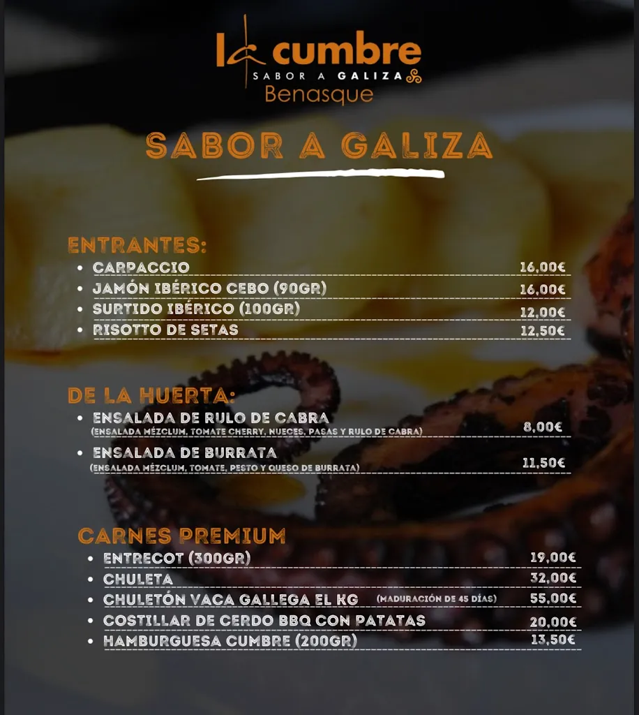 Menu_La Cumbre 