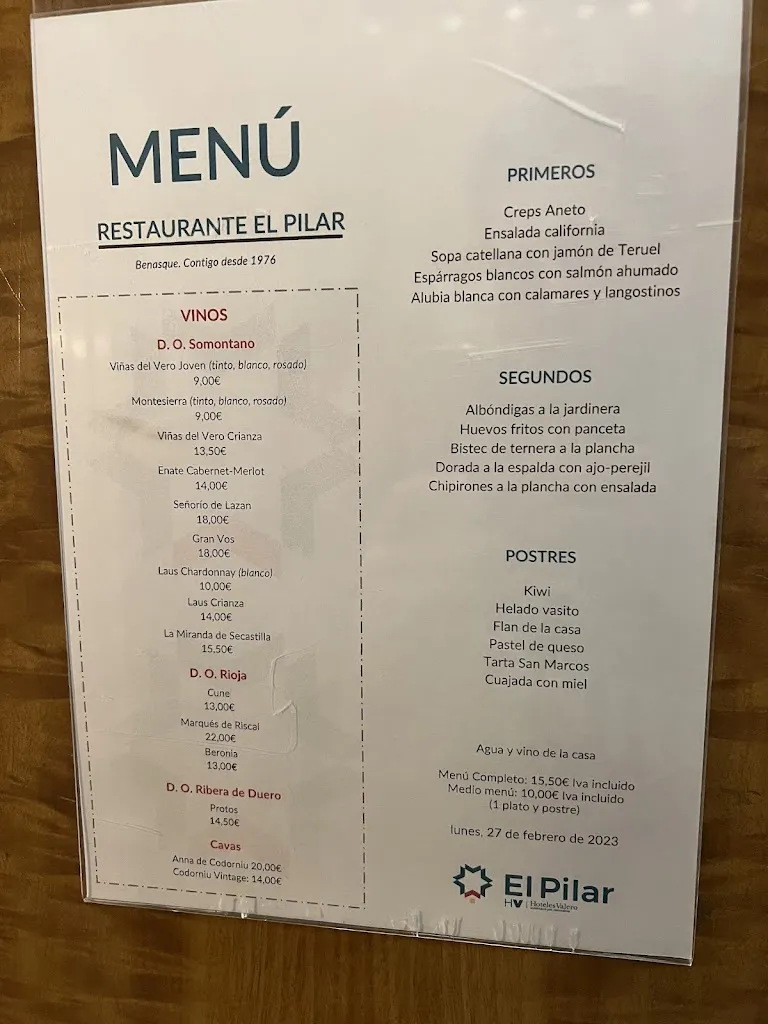Menu_El Pilar Restaurante_Benasque_image_4