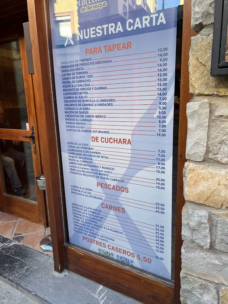 Menu_Restaurante la Sidreria_Benasque_immagine_2