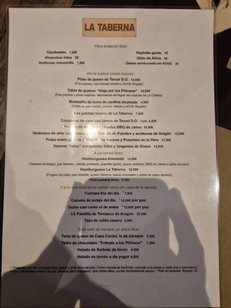 Menu_La Taberna de Casa Cornel_Benasque_image_2