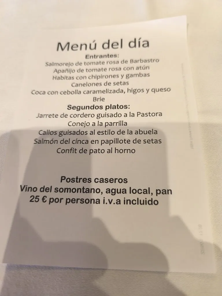 Menu_La Bodega del Somontano_Hoz y Costean_immagine_1