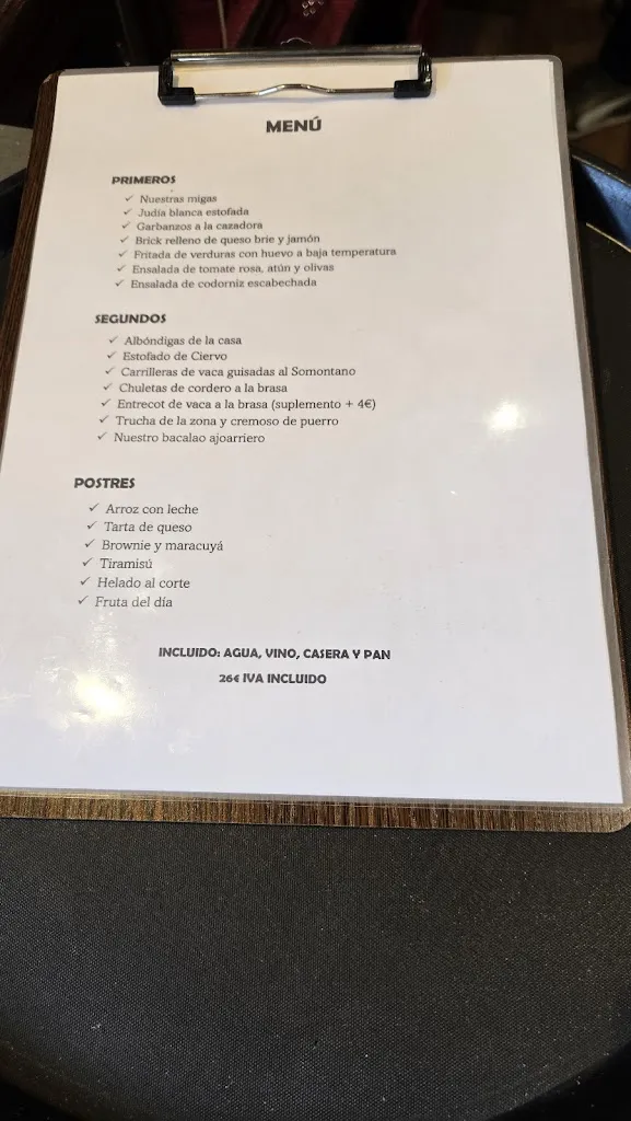 Menu_Restaurante El Embalse_Hoz de Jaca_image_2