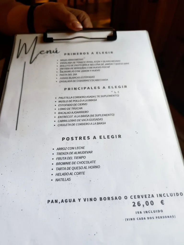 Menu_Restaurante El Embalse_Hoz de Jaca_image_4