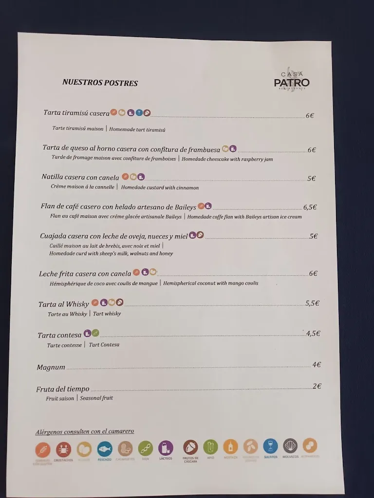 Menu_Restaurante Casa Patro_Hoz de Jaca_image_1