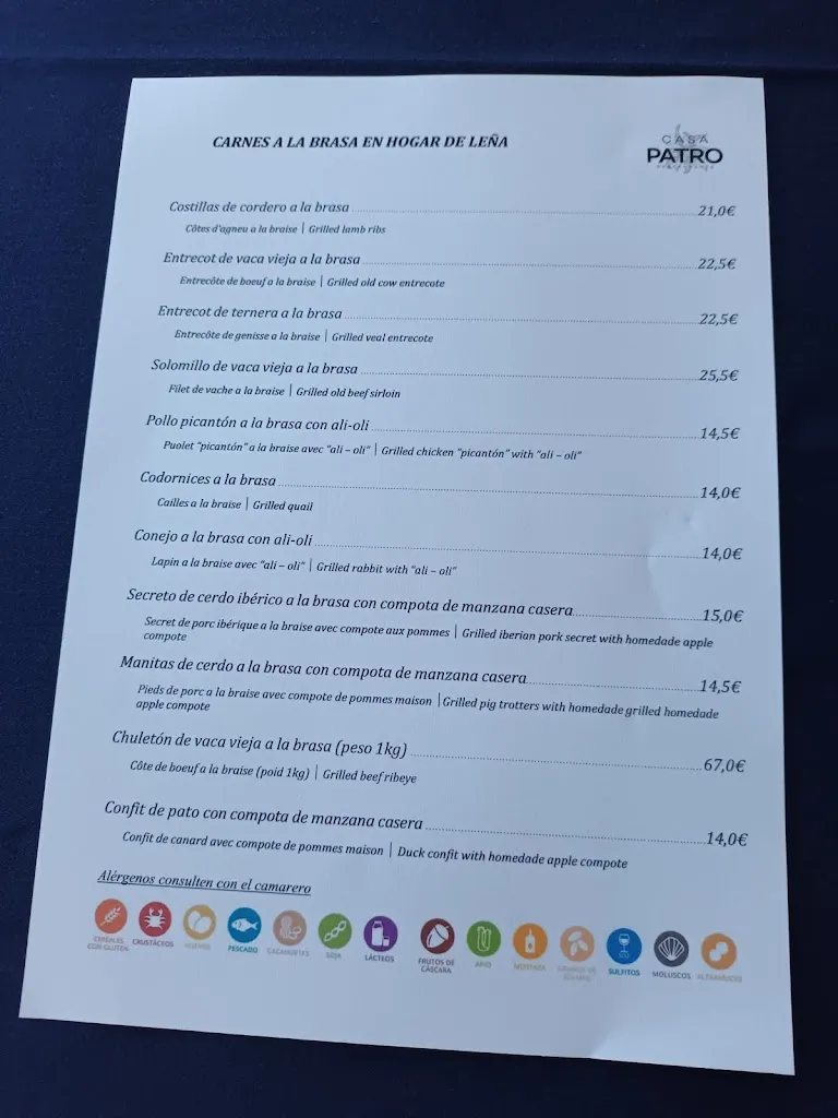 Menu_Restaurante Casa Patro_Hoz de Jaca_image_2