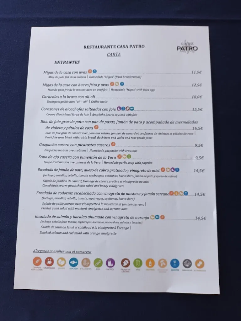 Menu_Restaurante Casa Patro_Hoz de Jaca_image_3