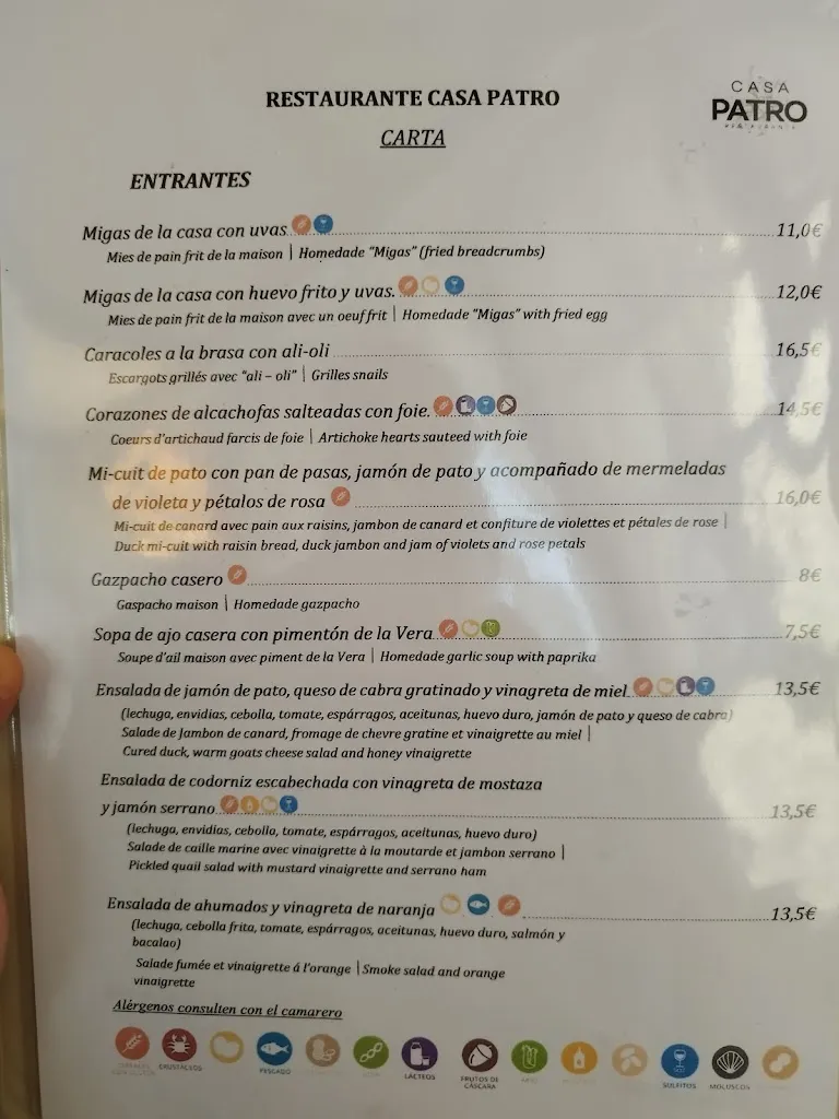 Menu_Restaurante Casa Patro_Hoz de Jaca_image_4