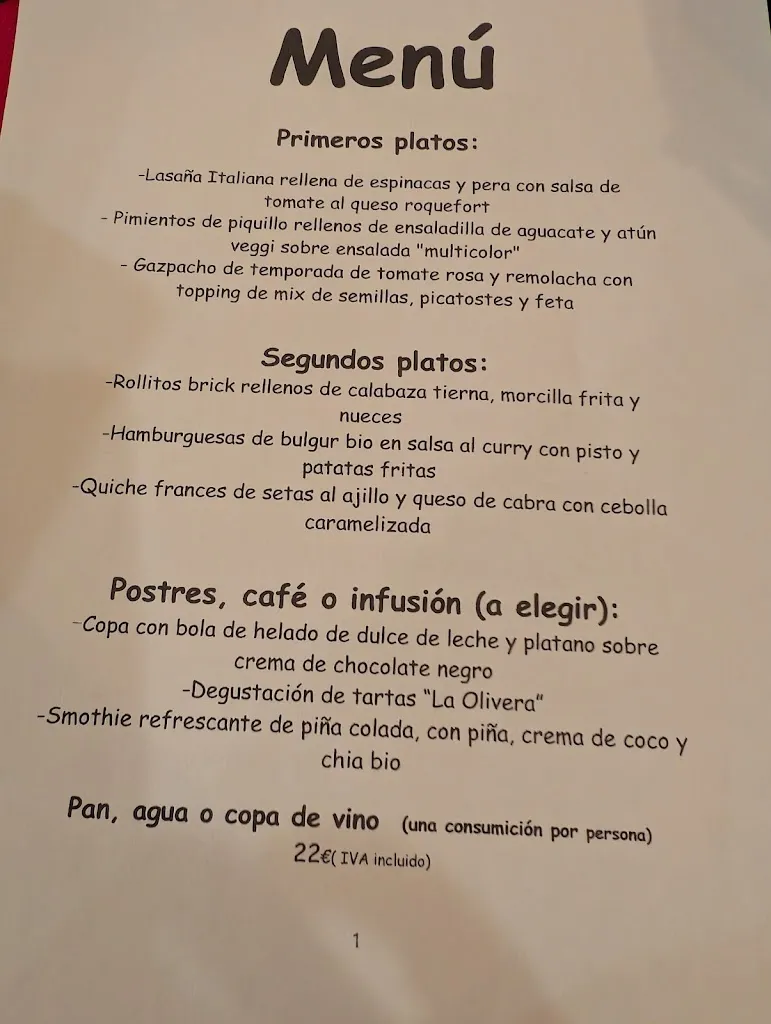 Menu_Restaurante La Olivera._Igriés_image_2