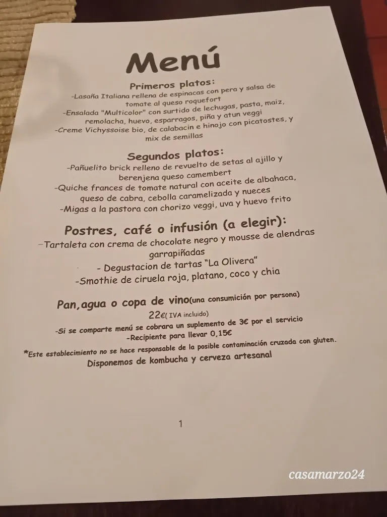 Menu_Restaurante La Olivera._Igriés_image_3