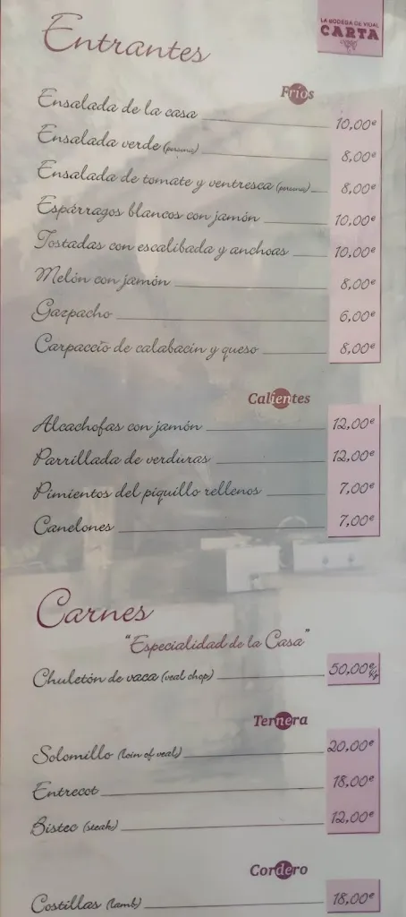 Menu_La Bodega de Vidal_Isábena_immagine_2