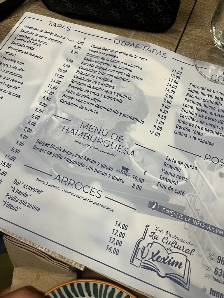 Menu_La Cultural de Xoxim_Benissa_image_2