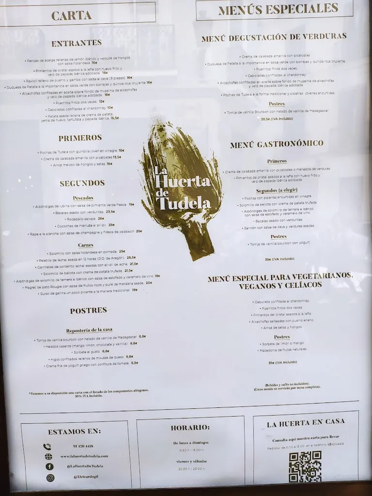 Menu_La Huerta de Tudela_Huerto_immagine_1