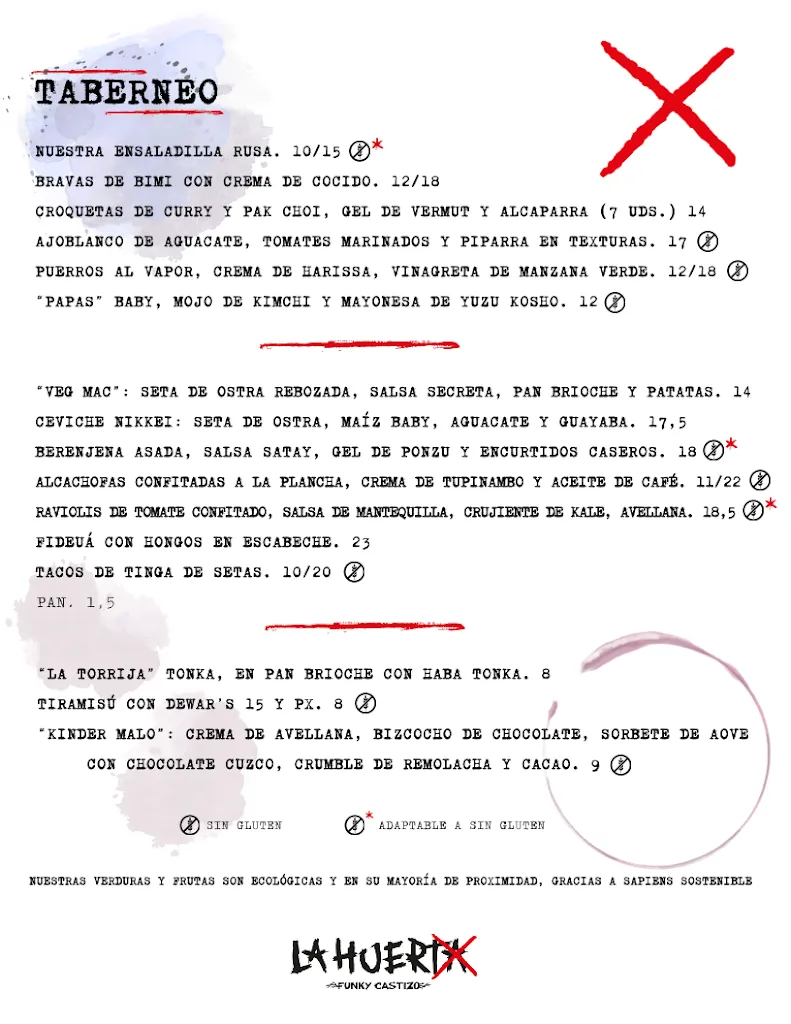 Menu_La Huerta Funky Castizo_Huerto_image_1