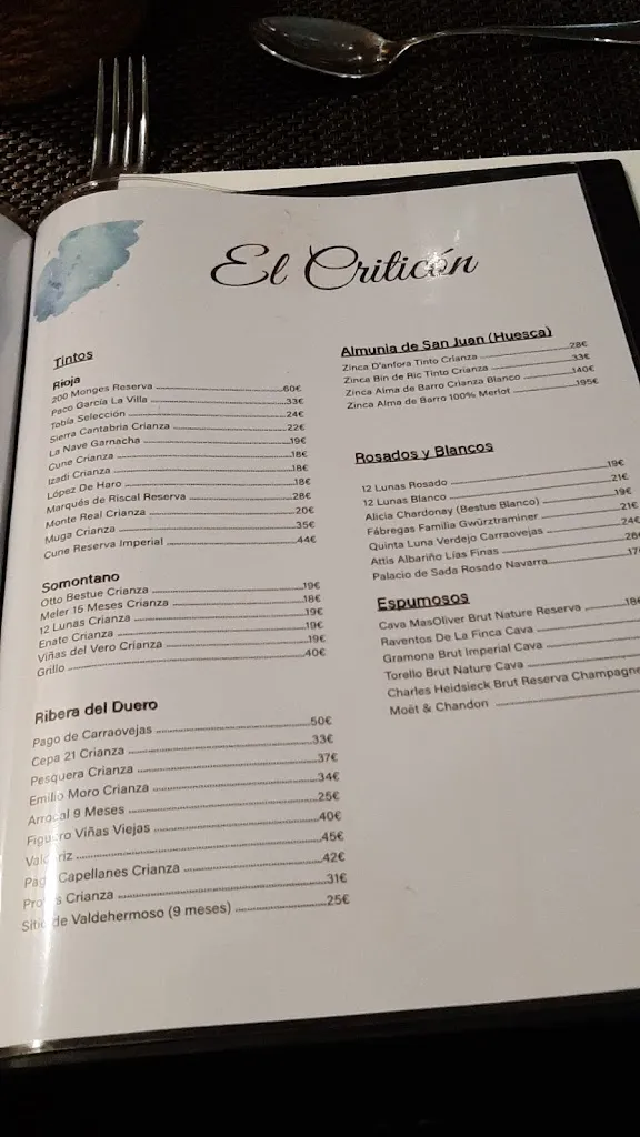 Menu_El Criticón Restaurante_Graus_image_4