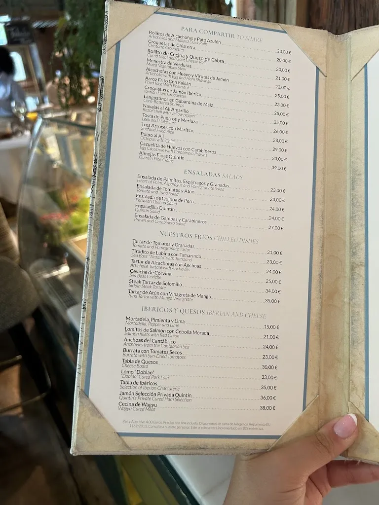 Menü_Restaurante Ultramarinos Quintin_Graus_Bild_4