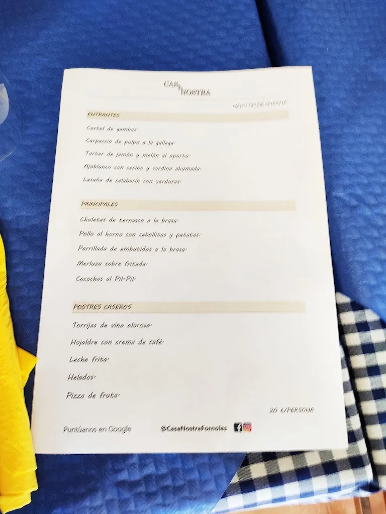 Menu_MSR CASA NOSTRA_La Ginebrosa_image_1