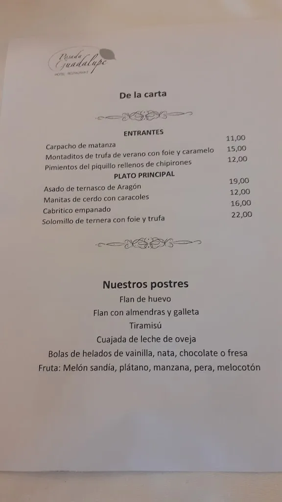 Menu_Restaurant @ Posada Guadalupe_La Ginebrosa_image_3