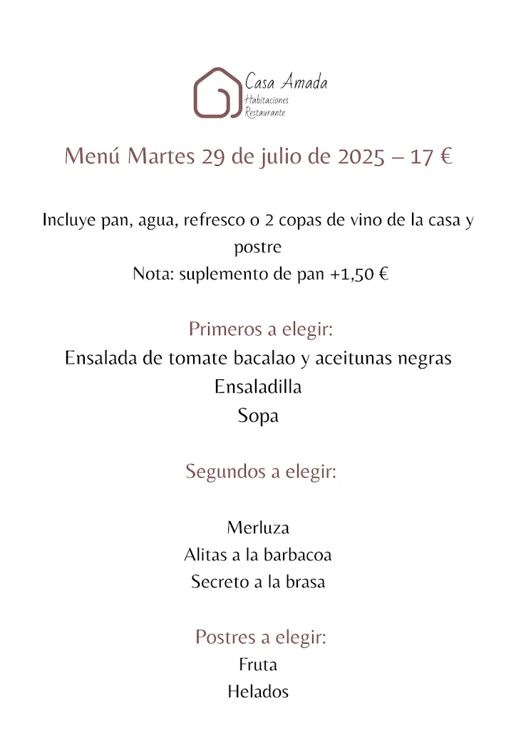 Menu_Casa Amada_La Iglesuela del Cid_image_1