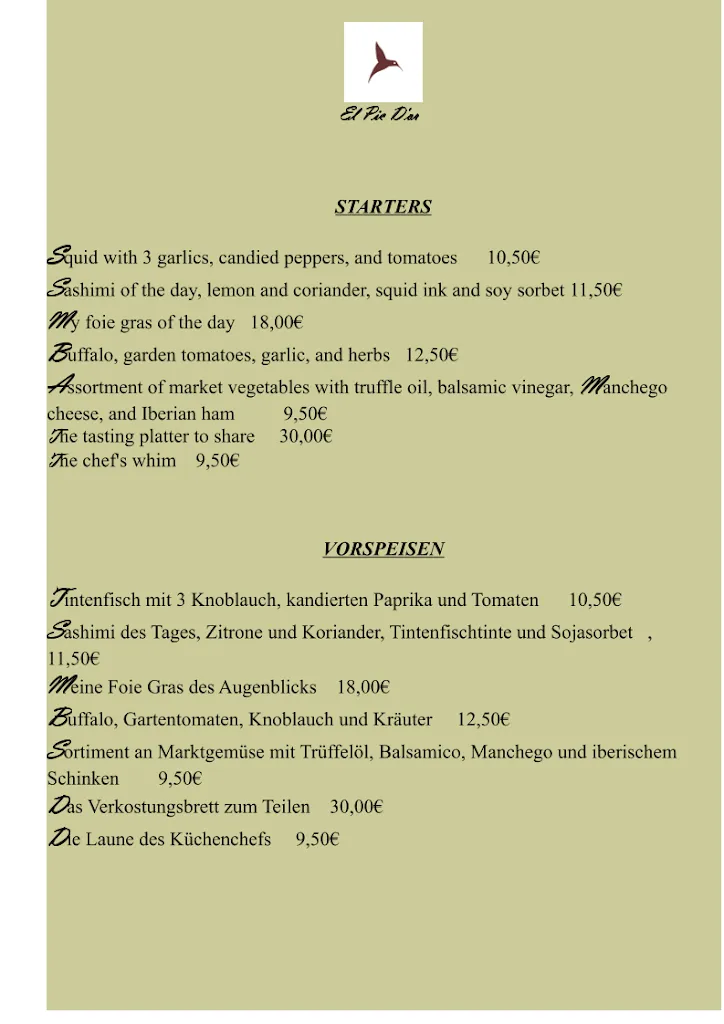 Menü_Restaurant Pic D'or_Benissa_Bild_4