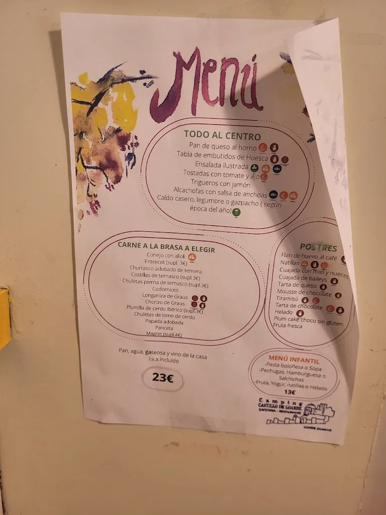 Menu_Bar Restaurante Camping_Loarre_image_1