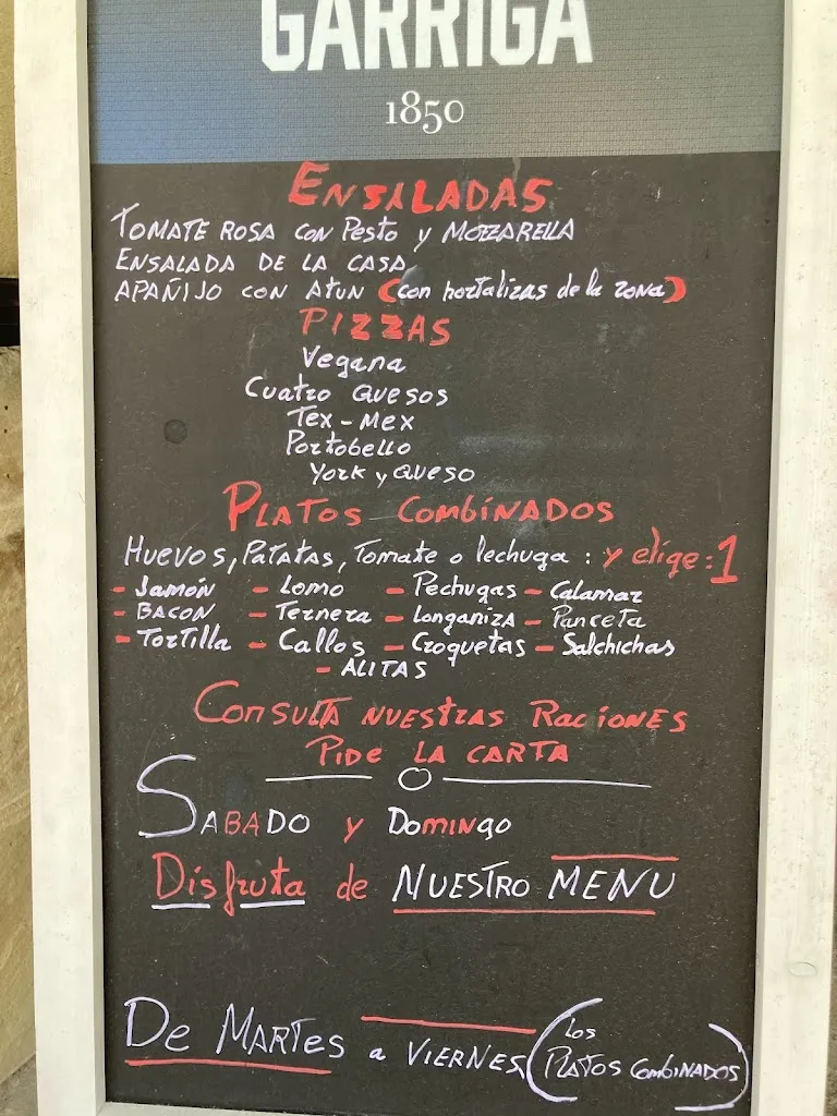 Menu_Casa Javier loarre Rte_Loarre_image_1