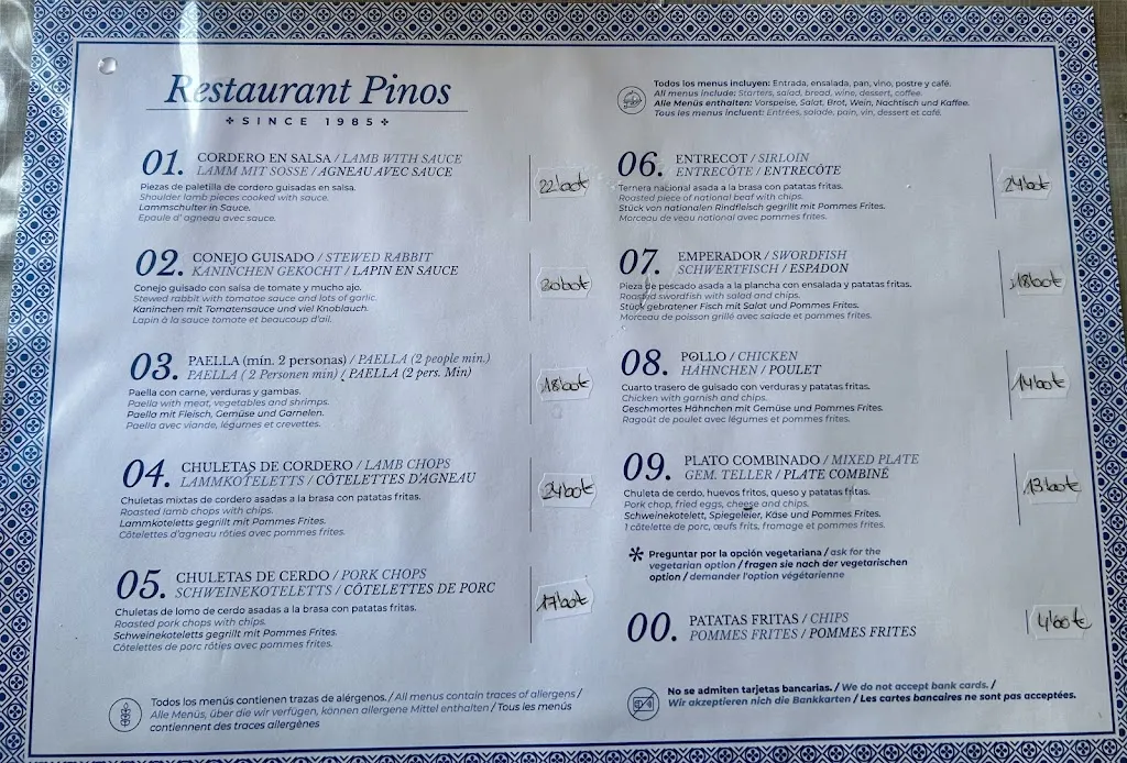 Menu_Bar Restaurante Pinos_Benissa_immagine_1