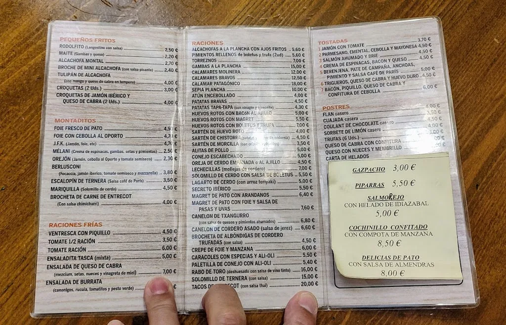 Menu_Bar La Tasca de Ana_Jaca_image_4