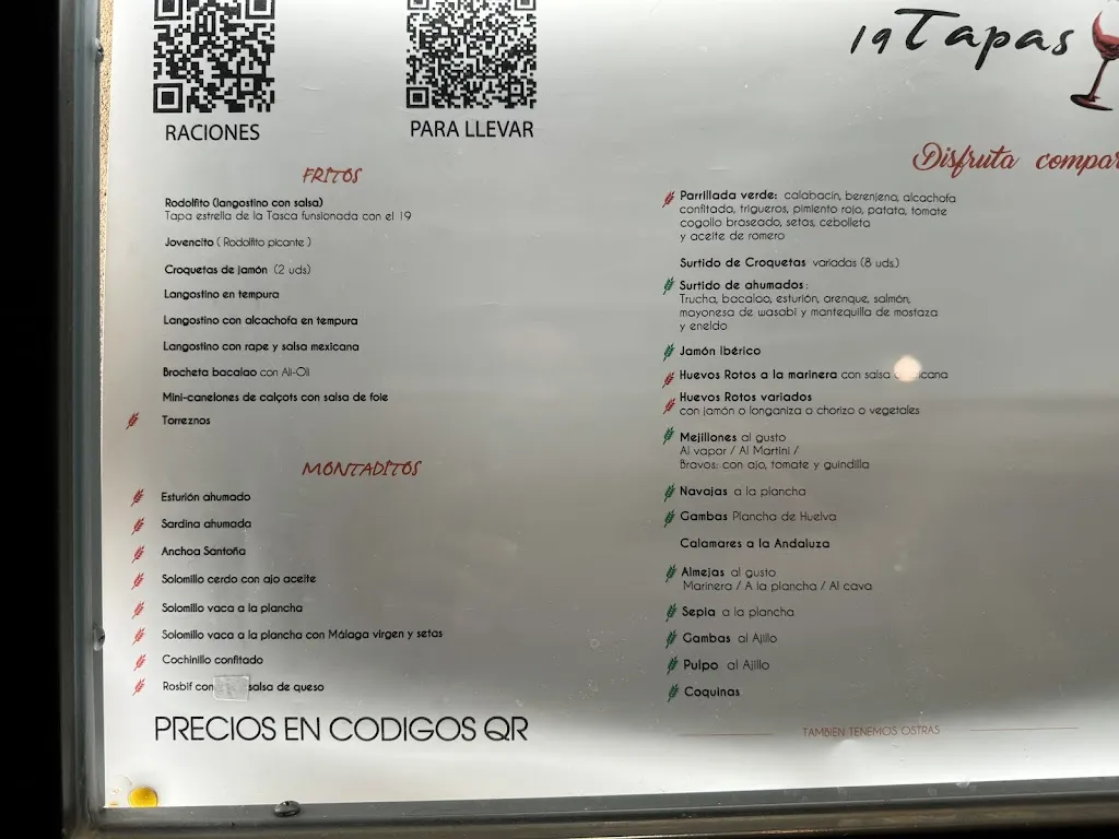 Menu_19 Tapas y 500 Vinos_Jaca_image_1