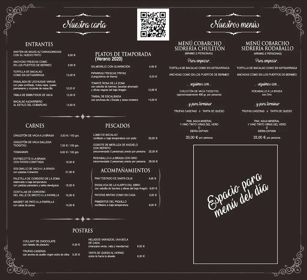 Menu_Cobarcho - Restaurante en Jaca_Jaca_image_1
