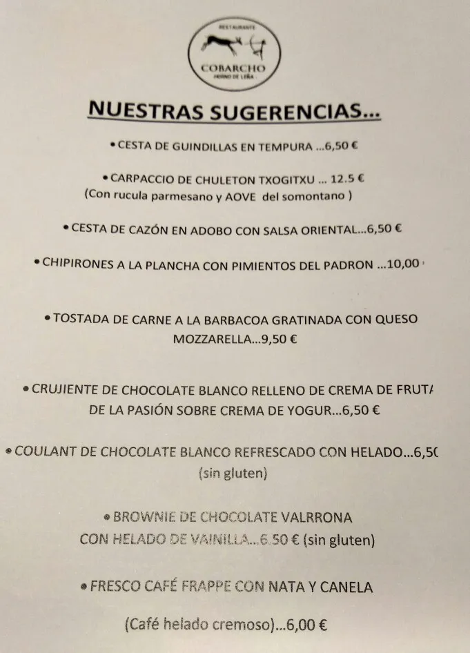 Menu_Cobarcho - Restaurante en Jaca_Jaca_image_4