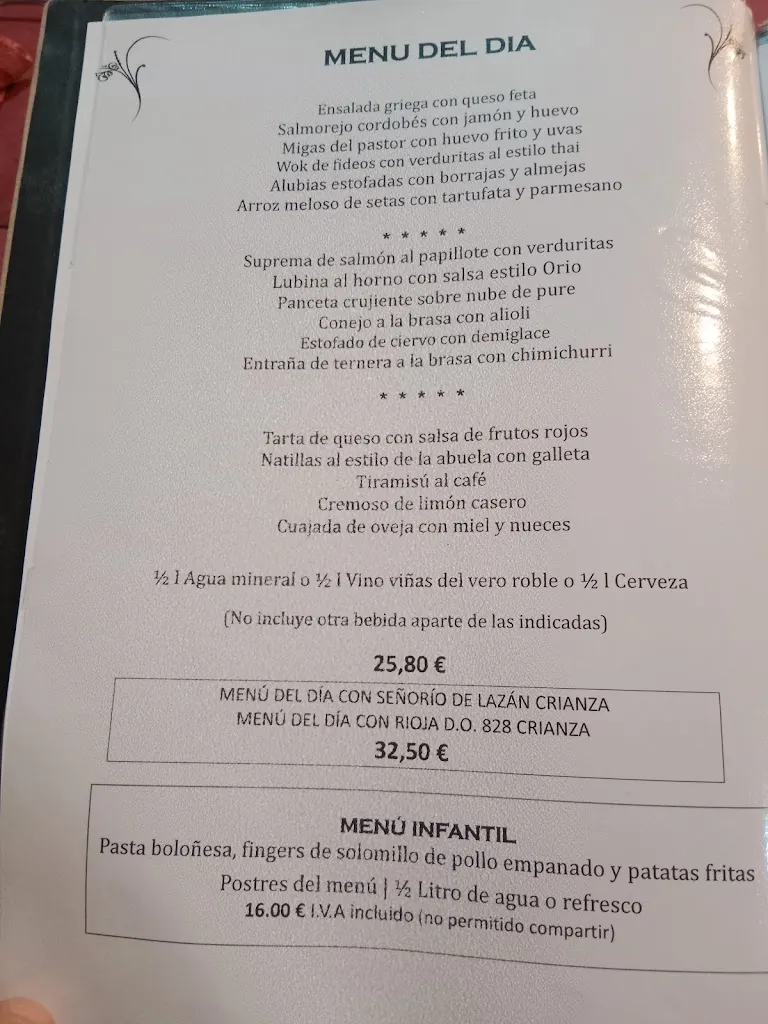 Menu_Mesón Serrablo_Jaca_immagine_2