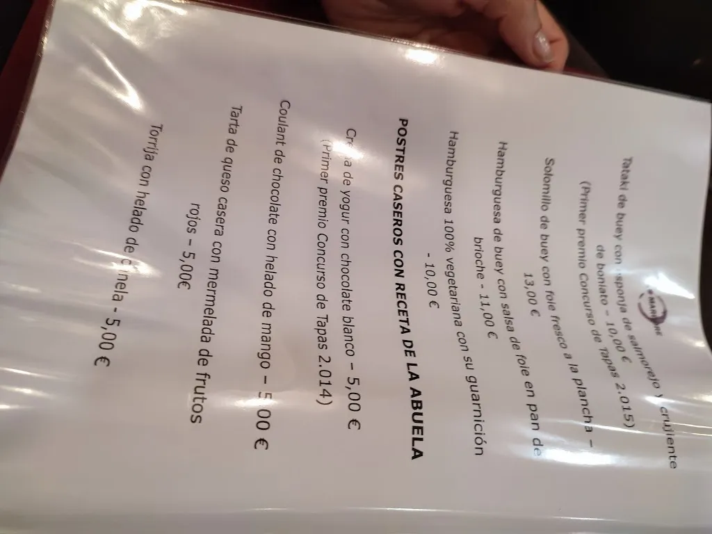 Menu_Bar Marboré_Jaca_image_2