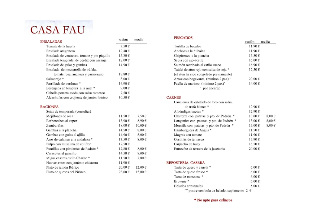 Menu_Bar Casa Fau_Jaca_image_1