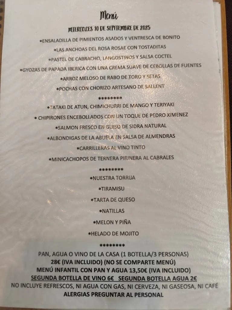 Menu_PARQUE SANLURE _Jaca_image_1