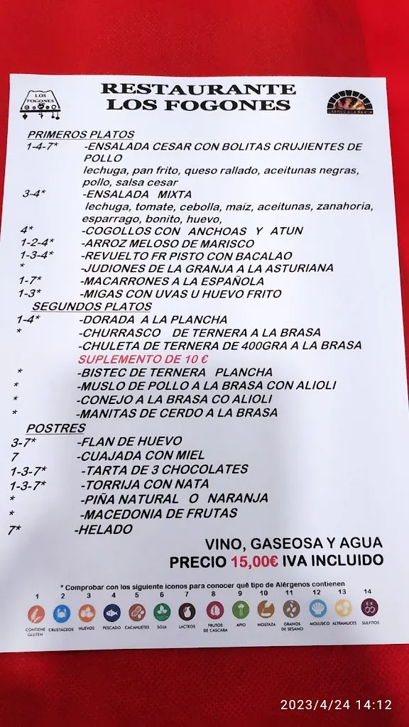 Menu_Restaurante los Fogones_La Almunia de Doña Godina_image_2