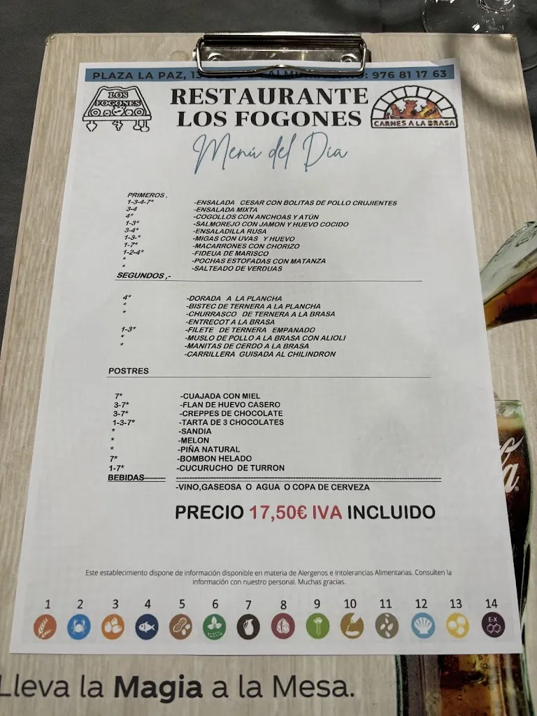 Menu_Restaurante los Fogones_La Almunia de Doña Godina_image_3