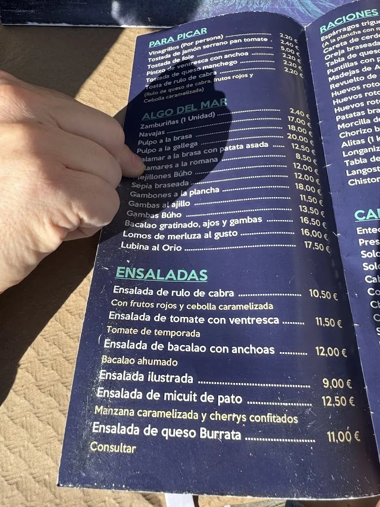 Menu_Bar El Buho_La Almunia de Doña Godina_immagine_1