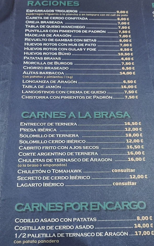 Menu_Bar El Buho_La Almunia de Doña Godina_immagine_4