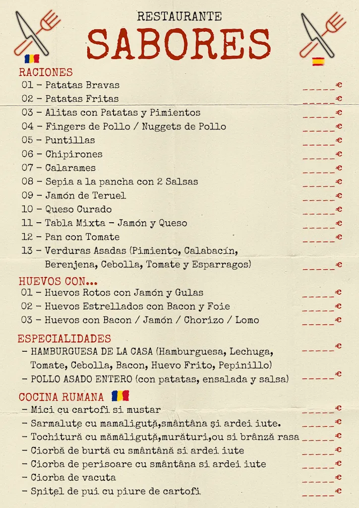 Menu_Restaurante Sabores_La Almunia de Doña Godina_immagine_2