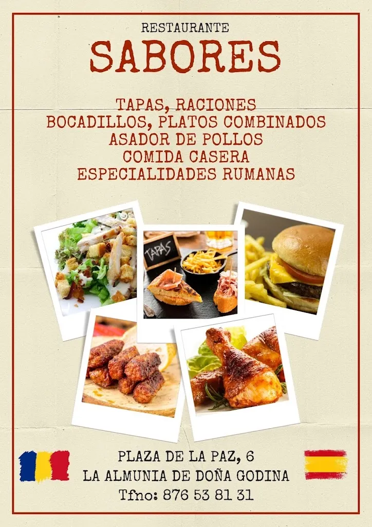 Menu_Restaurante Sabores_La Almunia de Doña Godina_immagine_3