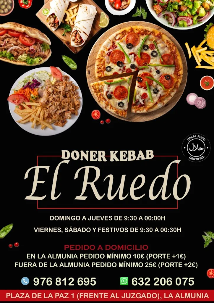 Menu_Kebab el ruedo_La Almunia de Doña Godina_immagine_2