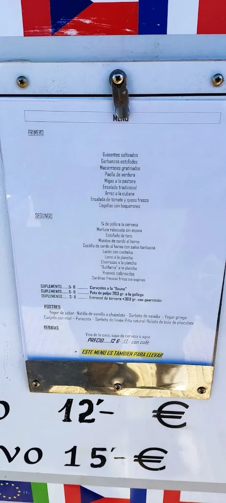 Menu_Cafetería Restaurante El Mesón_Mequinensa / Mequinenza_image_3