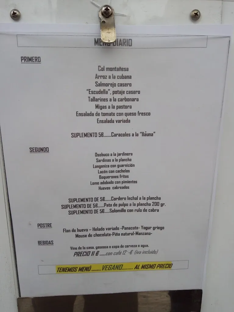 Menu_Cafetería Restaurante El Mesón_Mequinensa / Mequinenza_image_4