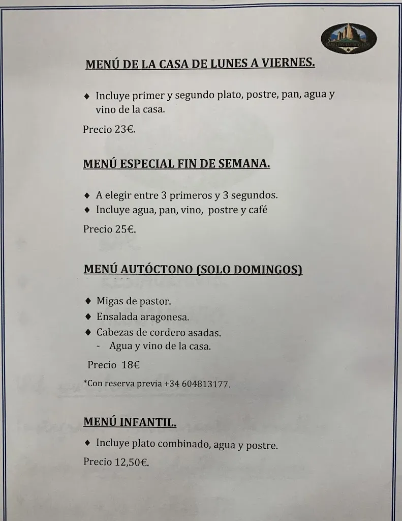 Menu_Restaurante Los Mallos de Riglos_Peñas de Riglos Las_image_1