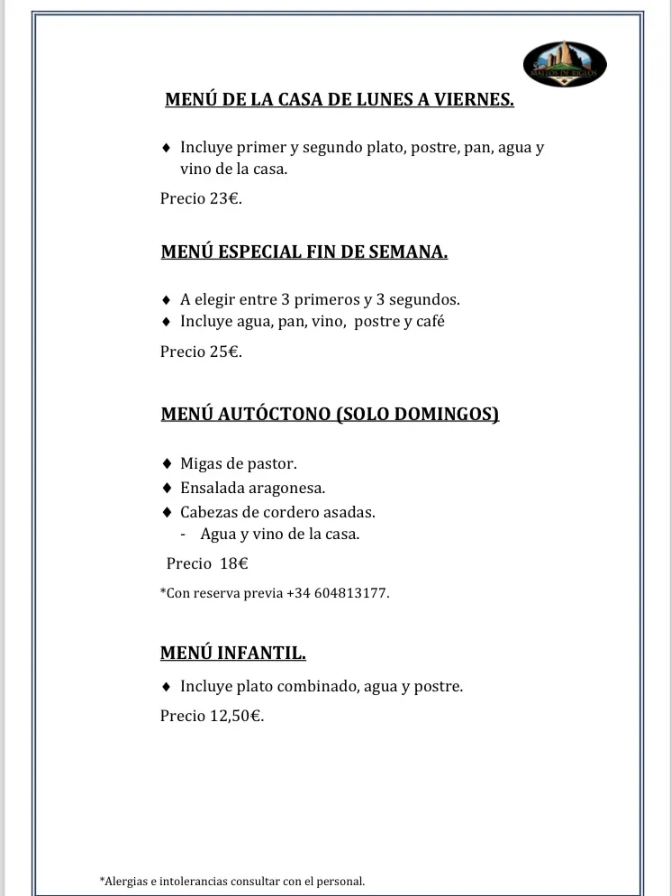 Menu_Restaurante Los Mallos de Riglos_Peñas de Riglos Las_image_4