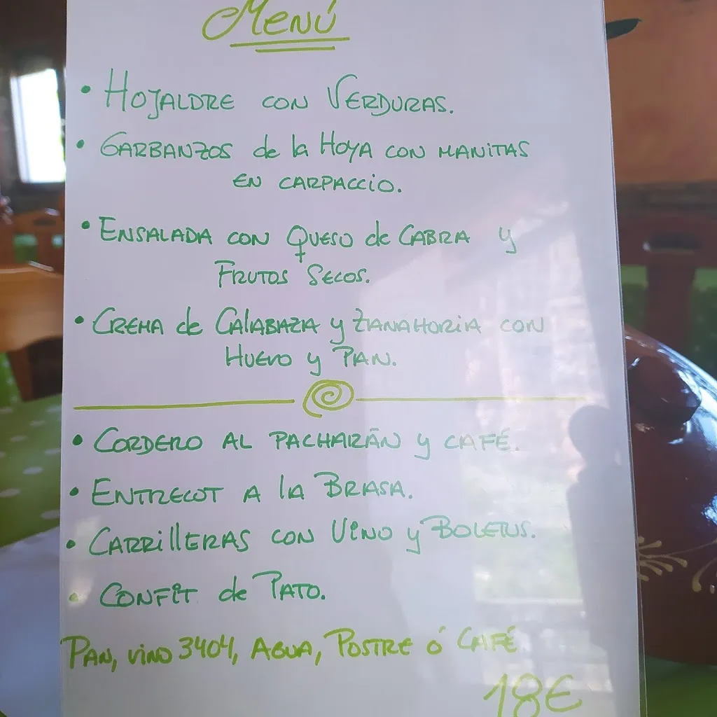 Menu_Bar-Restaurante El Puro_Peñas de Riglos Las_image_4