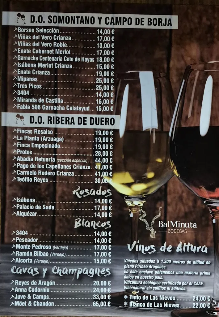 Menu_Restaurante La mina_Panticosa_image_1